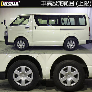 LARGUS SPEC S COILOVER KIT FOR TOYOTA HIACE KDH205V 4WD 01011209121-QQ-10