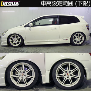 LARGUS SPEC D COILOVER KIT FOR HONDA CIVIC TYPE-R EP3 2WD 01011303006-QQ-1