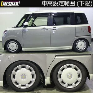 LARGUS SPEC K COILOVER KIT FOR DAIHATSU MOVE CANVAS LA800S 2WD 01015101011-QQ-3