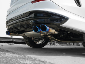 EXART ONE MUFFLER SPORTS SOUND CARBON FIBER OVAL TAILPIPE (110MM X 70MM 4 PIPES) EXHAUST EXHAUST FOR LEXUS NX450H+ A25A-FXS EA02-LX112-C