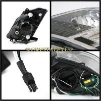 CRYSTAL EYE AUDI TYPE LED PROJECTOR HEADLIGHTS WITH POSITION LIGHTS (CLEAR) FOR NISSAN FAIRLADY Z Z33 ZENKI S112CR