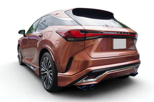 EXART ONE MUFFLER TITANIUM OVAL TAILPIPE (110MM X 70MM 4 PIPES) EXHAUST EXHAUST FOR LEXUS RX450H+ 6LA-AALH16 A25A-FXS EA02-LX115-T