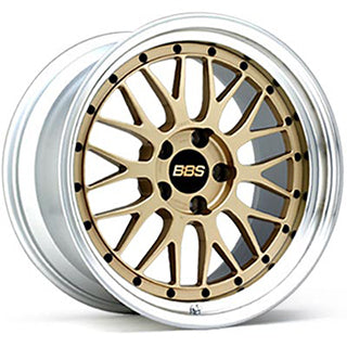 BBS LM LM287 19X8.5 +50 5X130.0 <DISC> GOLD <RIM> SILVER DIAMOND CUT (GL-SLD) FOR  LM287-GL-SLD