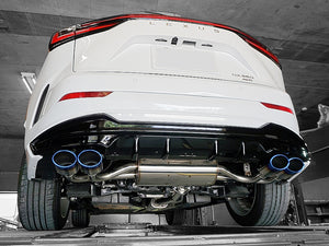 EXART ONE MUFFLER SPORTS SOUND GRAPHITE OVAL TAIL (110MM X 70MM 4 PIECES) EXHAUST EXHAUST FOR LEXUS NX350 5BA-TAZA25 T24A EA02-LX113-G