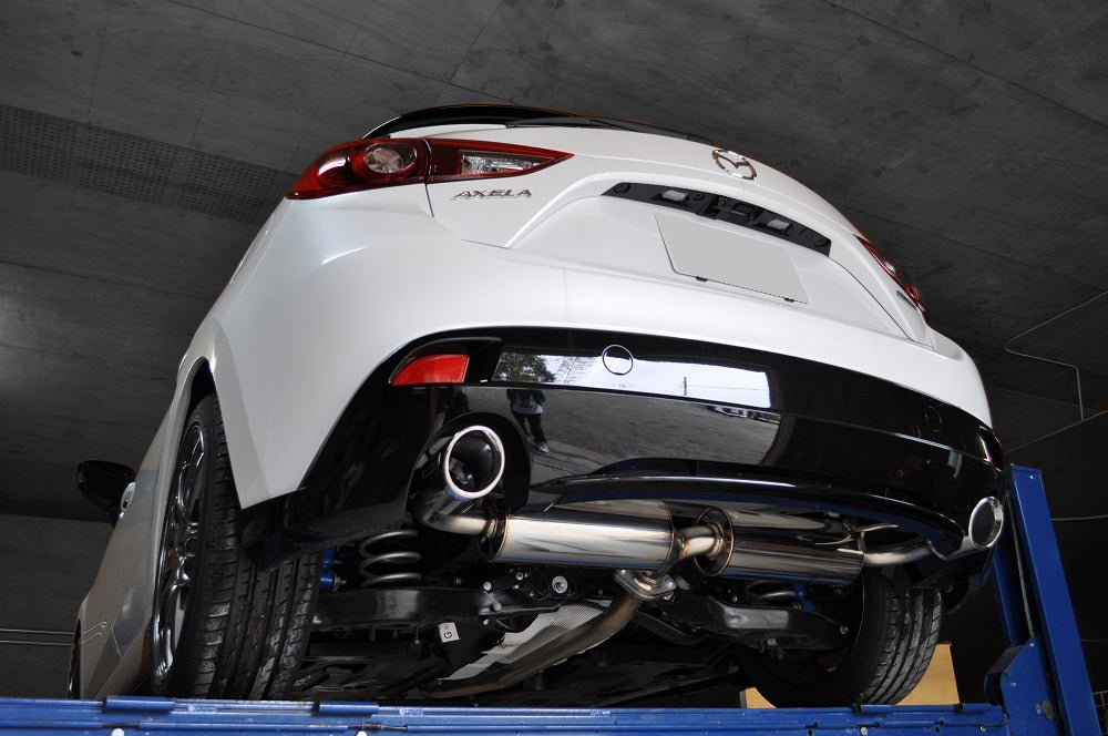 EXART ONE MUFFLER EXHAUST EXHAUST FOR MAZDA AXELA SPORT DBA-BMEFS PE-VPR EA02-MZ100