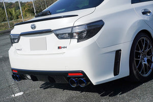 EXART IVSC MUFFLER TITANIUM CIRCULAR TYPE (OUTER DIAMETER Φ101) EXHAUST EXHAUST FOR TOYOTA MARK X GRMN DBA-GRX133 MODIFIED 2GR-FSE EA01-TY111-T