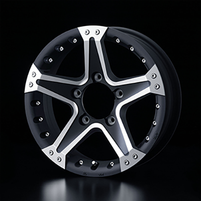 WEDS ADVENTURE MUD VANCE 01 16X5.5 +22 5H 139.7 MBP MATTE BLACK POLY 0033827