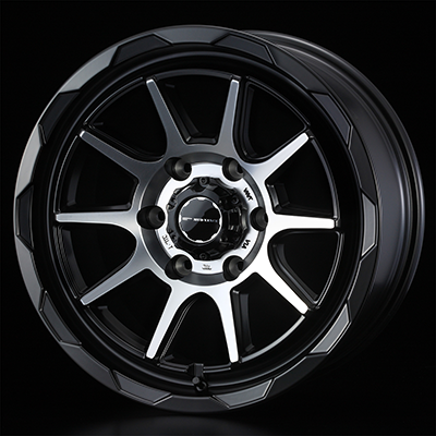 WEDS ADVENTURE MUD VANCE 06 18X8.0J +20 6H 139.7 MBP MATTE BLACK POLY 0039829