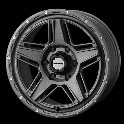 WEDS ADVENTURE MUD VANCE 07 17X6.5J +38 6H 139.7 GRY FLINT GRAY 0040548
