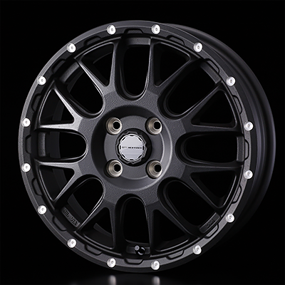 WEDS ADVENTURE MUD VANCE 08 15X4.5J +45 4H 100 BLK BLACK 0041123