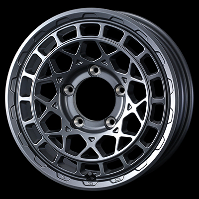 WEDS ADVENTURE MUDVANCE X TYPE M 17X8.0J +38 5H 127 MGMT MAT GUN METALLIC 0041585