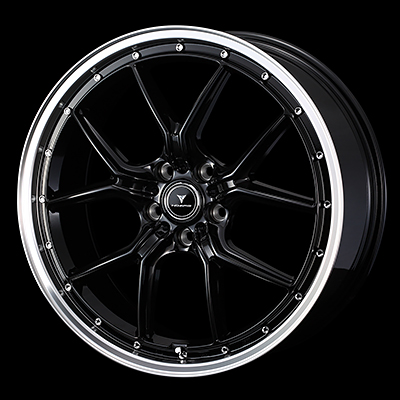 WEDS NOVARIS ASSET S1 18X7.5J +38 5H 114.3 BLK-P BLACK POLISH 0041331
