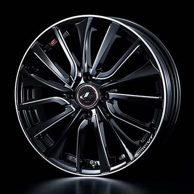 WEDS LEONIS VT 16X5.0J +45 4H 100 PBK-SC PEARL BLACK 0036333