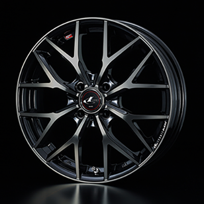 WEDS LEONIS MX 15X5.5J +50 4H 100 PBMC-TI PEARL BLACK MIRROR 0039036