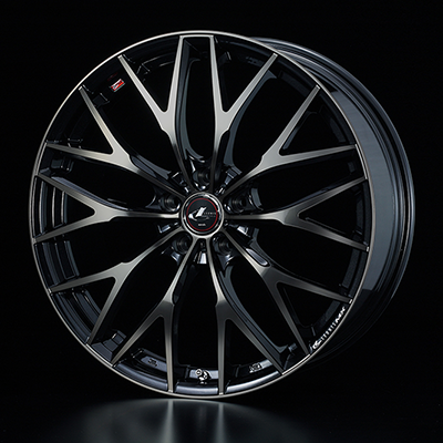 WEDS LEONIS MX 18X7.0J +47 5H 100 PBMC-TI PEARL BLACK MIRROR 0037432