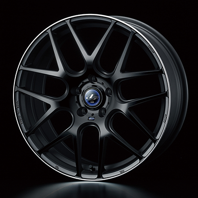 WEDS LEONIS NAVIA 06 17X7.0J +42 5H 114.3 MBP MATTE BLACK POLISH 0037615