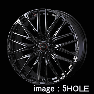 WEDS LEONIS SK 16X5.0J +45 4H 100 H-BMC BMC BLACK 0040965