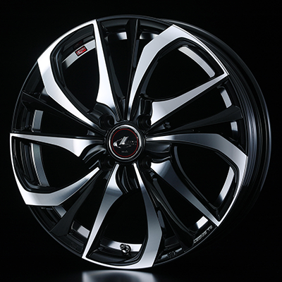WEDS LEONIS TE 17X6.5J +42 4H 100 PBMC PEARL BLACK MIRROR 0038753