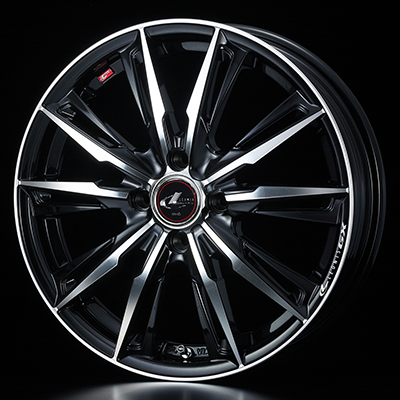 WEDS LEONIS GX 15X4.5J +45 4H 100 PBMC PEARL BLACK MIRROR 0039331