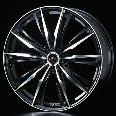 WEDS LEONIS GX 15X6.0J +45 5H 100 PBMC PEARL BLACK MIRROR 0039336