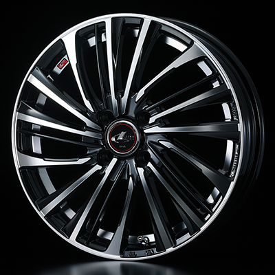 WEDS LEONIS FS 15X5.5J +43 4H 100 PBMC PEARL BLACK MIRROR 0039956