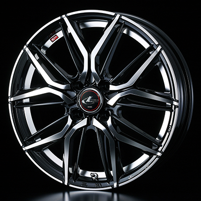 WEDS LEONIS LM 17X6.5J +50 4H 100 PBMC PEARL BLACK MIRROR 0040801