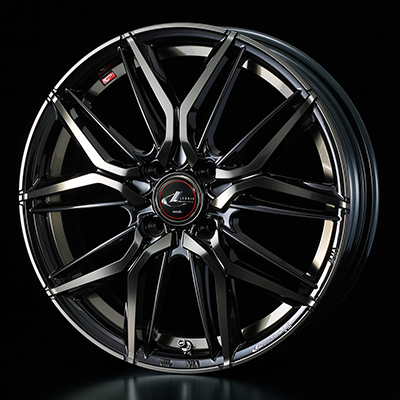 WEDS LEONIS LM 15X5.5J +43 4H 100 PBMC-TI PEARL BLACK MIRROR 0040776
