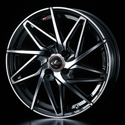 WEDS LEONIS IT 17X6.5J +50 4H 100 PBMC PEARL BLACK MIRROR 0040586