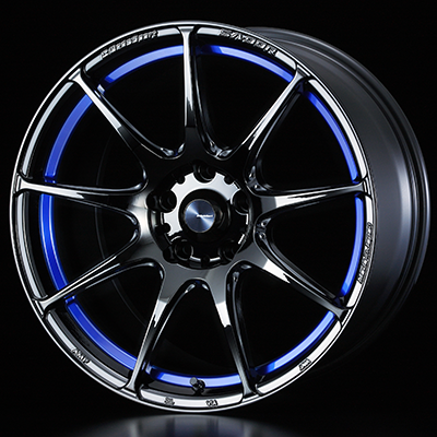 WEDS WEDSSPORT SA99R 18X9.5J +45 5H 100 BLC2 BLUE LIGHT CHROME 0073931