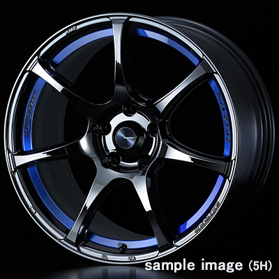 WEDS WEDSSPORT SA75R 17X6.5J +42 4H 100 BLC2 BLUE LIGHT CHROME 0074039