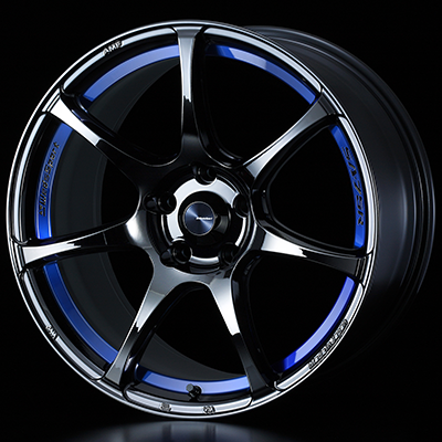 WEDS WEDSSPORT SA75R 18X8.0J +42 5H 114.3 BLC2 BLUE LIGHT CHROME 0074046