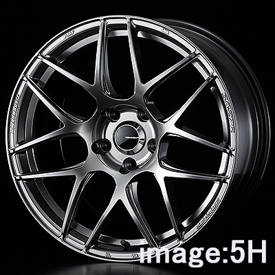 WEDS WEDSSPORT SA27R 15X6.0J +38 4H 100 PSB PLATINUM SILVER BARB 0074202