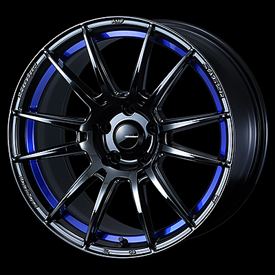 WEDS WEDSSPORT SA62R 18X9.5J +45 5H 100 BLC2 BLUE LIGHT CHROME 0041834