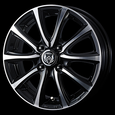 WEDS RIZLEY MS 16X6.0J +50 4H 100 BKP BLACK POLISH 0041645