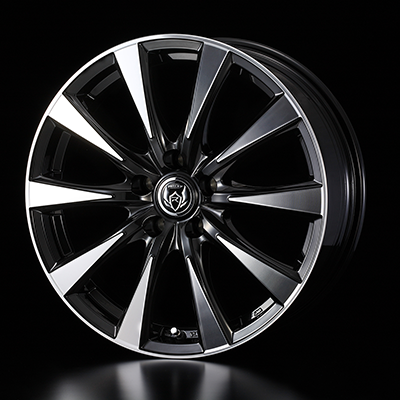 WEDS RIZLEY DI 17X7.0J +40 5H 114.3 BKP BLACK POLISH 0040506