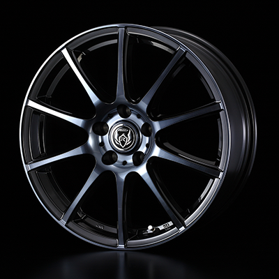 WEDS RIZLEY KC 18X7.5J +48 5H 114.3 BKP BLACK POLISH 0040527