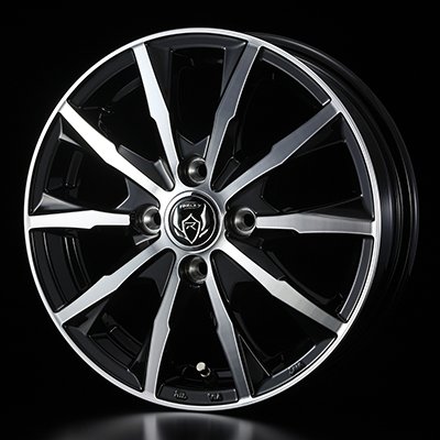 WEDS RIZLEY MG 14X5.5J +38 4H 100 BKP BLACK POLISH 0039904