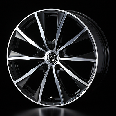 WEDS RIZLEY MG 16X6.5J +53 5H 114.3 BKP BLACK POLISH 0039914