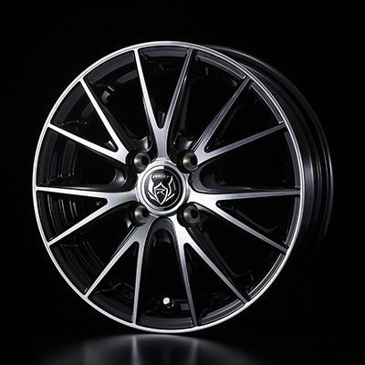 WEDS RIZLEY VS 12X4.0B +42 4H 100 BKP BLACK POLISH 0039412