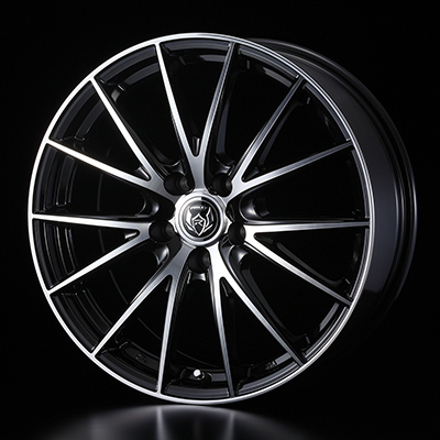 WEDS RIZLEY VS 16X6.5J +47 5H 114.3 BKP BLACK POLISH 0039424