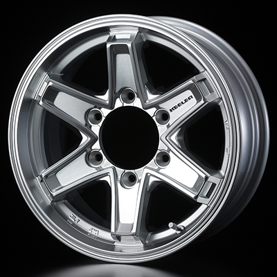 WEDS ADVENTURE KEELER TACTICS 16X7.0J +05 6H 139.7 HSL HYPER SILVER 0039709