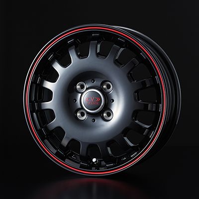 WEDS STYLISH WHEELS VICENTE 04 EV BK 13X4.5 +50 4H-100 BK BLACK 0035662