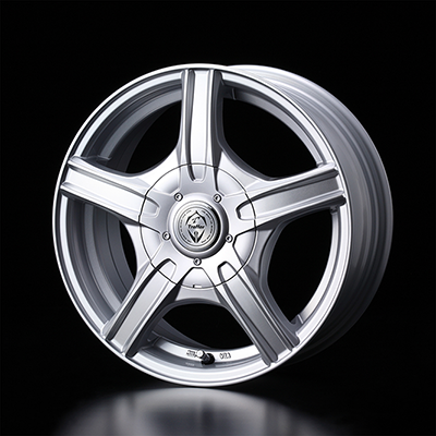 WEDS STYLISH WHEELS TREFFER MH 15X6.0 +45 100-114.3 4HM SILVER 0033591