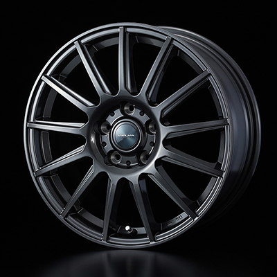 WEDS STYLISH WHEELS VELVA IGOR 16X6.5J +36 5H 100 DEEP METAL GUN METALLIC 0038702