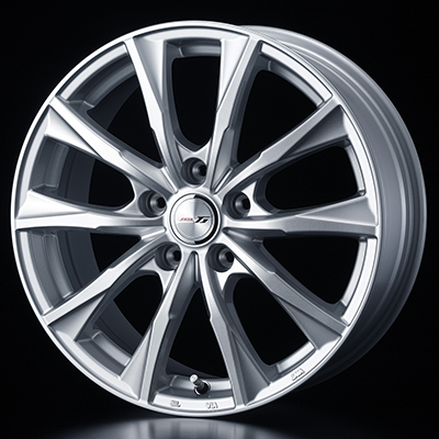 WEDS STYLISH WHEELS JOKER GLIDE 15X6.0J +50 5H 114.3 SIL ST-NUT SILVER 0039629