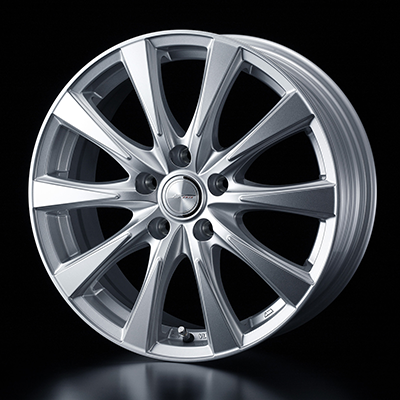 WEDS STYLISH WHEELS JOKER SPIRITS <730KG> 17X6.5J +39 5H 120 SIL M14-ST SILVER 0041540