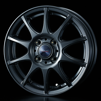 WEDS STYLISH WHEELS VELVA CHARGE 12X4.00B +42 4H 100 GMT GUN METALLIC 0040158
