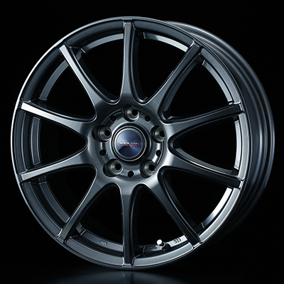 WEDS STYLISH WHEELS VELVA CHARGE 15X6.0J +43 5H 114.3 GMT GUN METALLIC 0040169