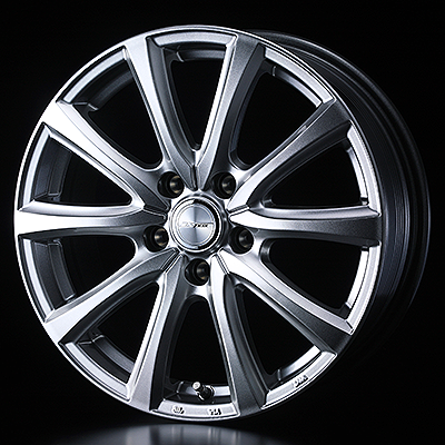 WEDS STYLISH WHEELS JOKER SMASH 17X6.5J +39 5H 120 M-SILVER ST SILVER 0042057