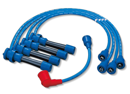 NGK SPARK PLUG HYPER SILICONE POWER CABLE FOR TOYOTA STARLET EP82 EP85 EP91 4E-FTE TURBO 08T